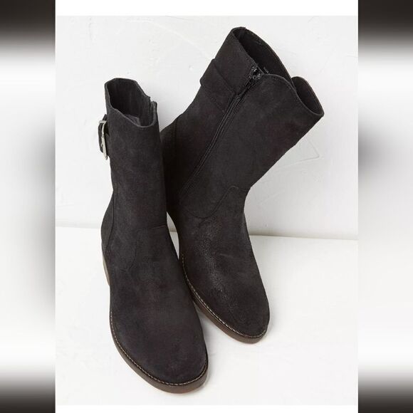 NWT Fat Face SUEDE Harriet Buckle Boots US 6 / EUR 37 - Picture 1 of 10